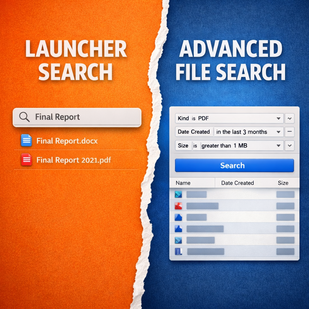 App Launchers vs Mac File Search App