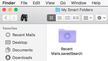 Smart Folder in Mac OS X Finder