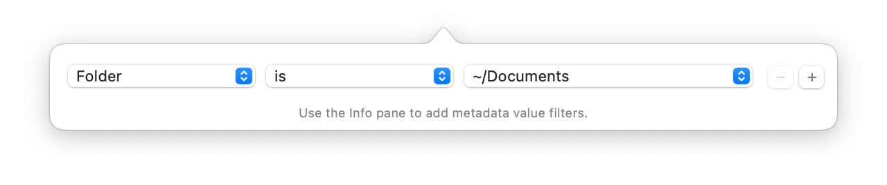 Filter: Show only top-level documents